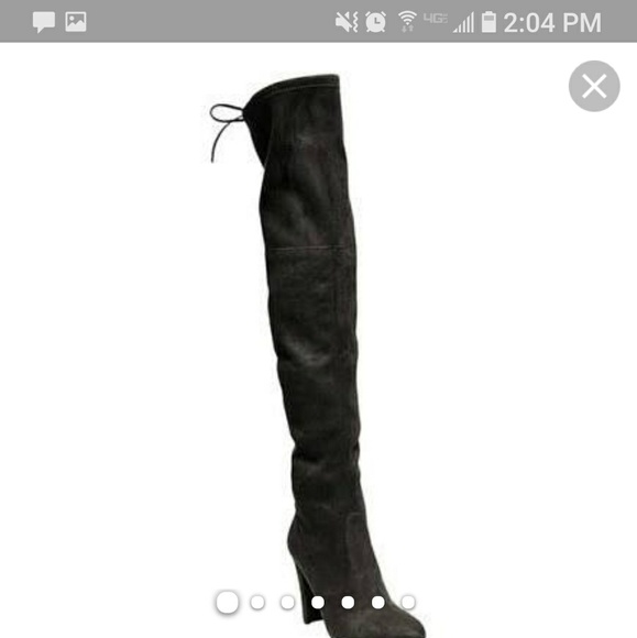 Suede Knee High Boots - Picture 2 of 2